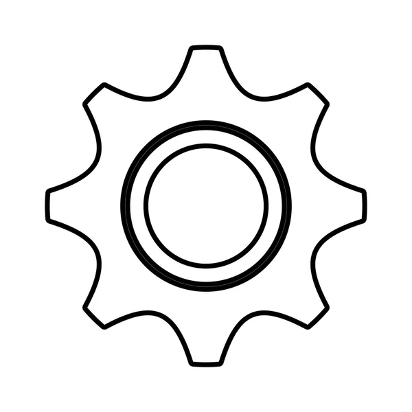 Bauwerkzeugschraube, Vektorgrafik — Stockvektor