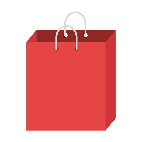 赤いショッピング バッグ、ベクター グラフィック — ストックベクタ