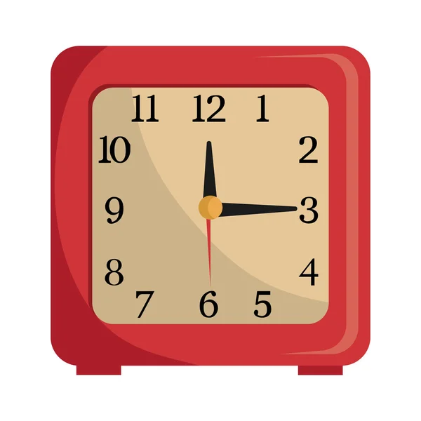 Reloj de mesa colorido, gráfico vectorial — Archivo Imágenes Vectoriales