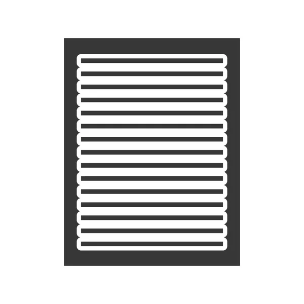 白い線、ベクトル グラフィックで黒い紙 — ストックベクタ