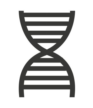 DNA molekülü simgesi tasarım