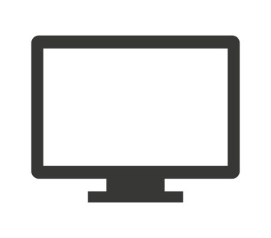 bilgisayar monitör simgesi tasarım