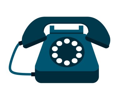 Retro telefon simgesi tasarım 
