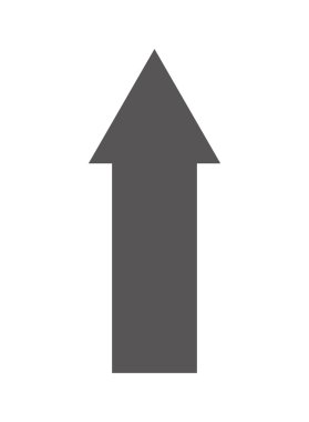 simgesi tasarım yukarı ok