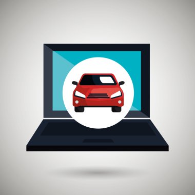 Araba ekran laptop 