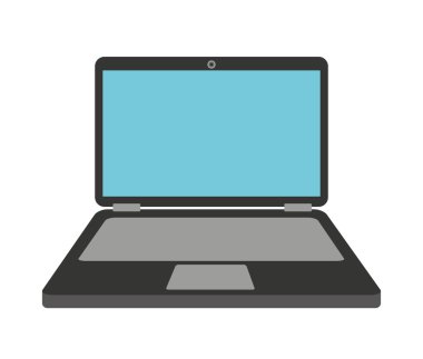 dizüstü bilgisayar simgesi tasarım izole