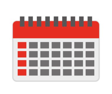 takvim anımsatıcısı izole simgesi