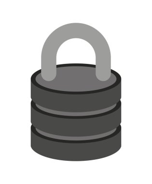 Asma kilit simgesi tasarım