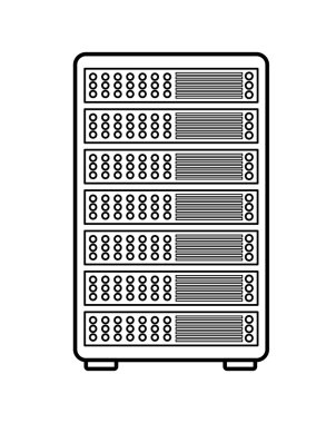 PC kule simgesi tasarım