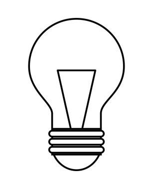 Ampul Işık simgesi tasarım