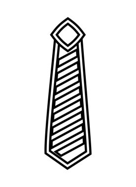 zarif kravat simgesi tasarım