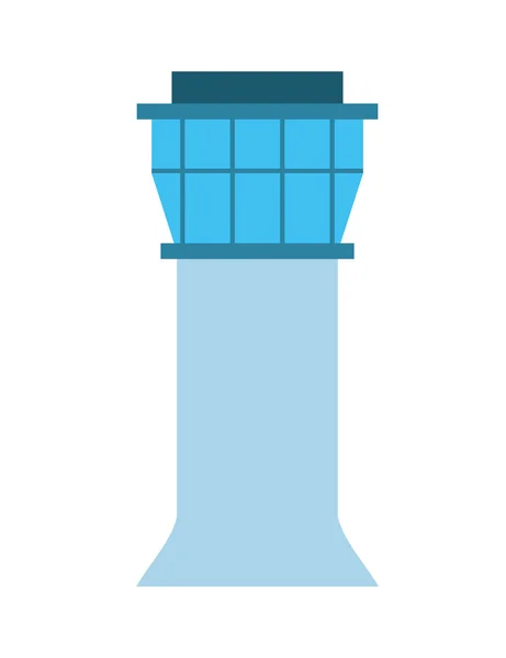 Luchthaven toren pictogram ontwerp — Stockvector