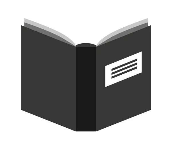 Libro de texto icono de diseño — Archivo Imágenes Vectoriales