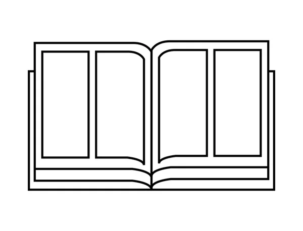 Text bok ikon design — Stock vektor