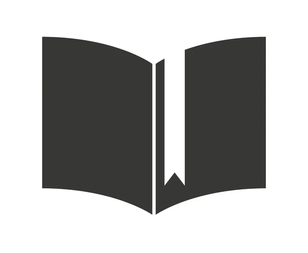 Βιβλίο κείμενο εικονίδιο σχεδιασμός — Διανυσματικό Αρχείο