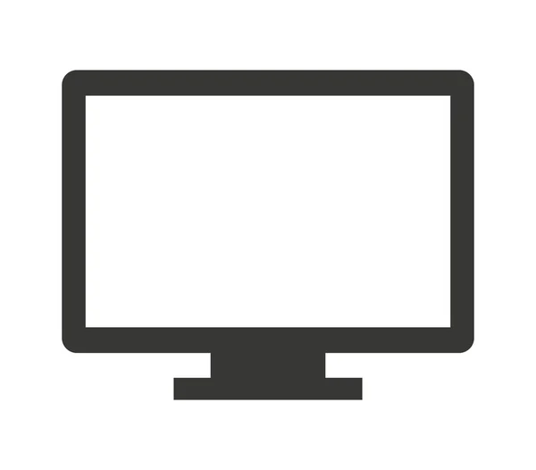 Computer monitor pictogram ontwerp — Stockvector