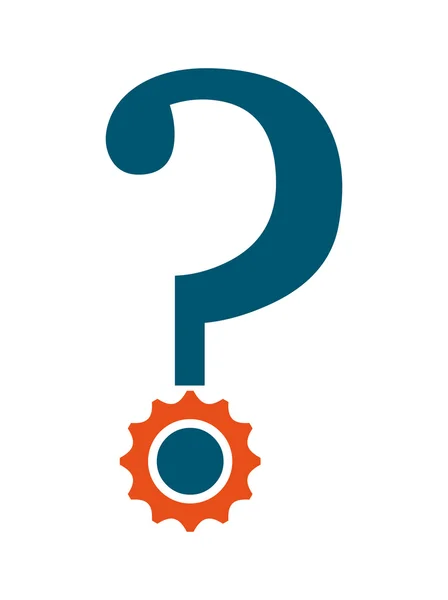 Marca de pregunta icono de diseño — Archivo Imágenes Vectoriales