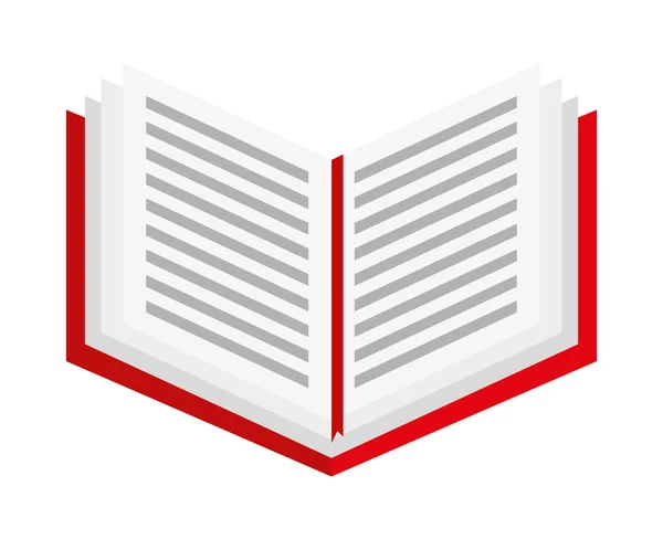 Text book icon design — Stock Vector