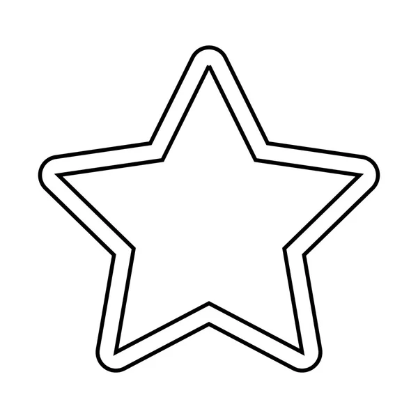 Icône étoile design — Image vectorielle