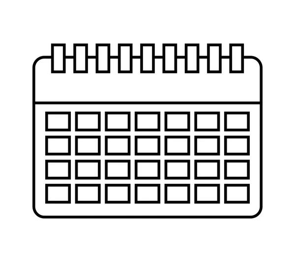Návrh ikona připomenutí kalendáře — Stockový vektor