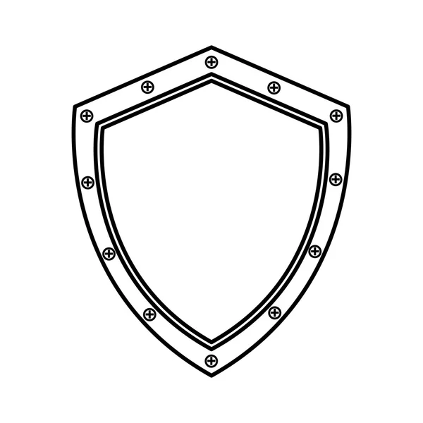 Escudo protetor ícone design —  Vetores de Stock