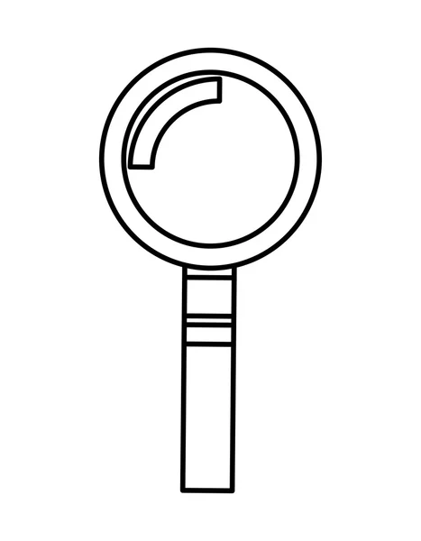 Diseño de icono de lupa — Vector de stock
