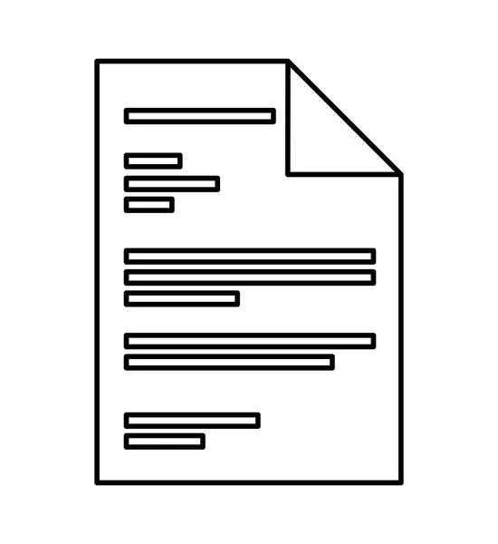 Дизайн иконки документа — стоковый вектор