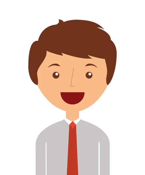 Homme d'affaires avatar icône design — Image vectorielle