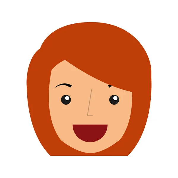 Mujer de negocios avatar icono de diseño — Vector de stock