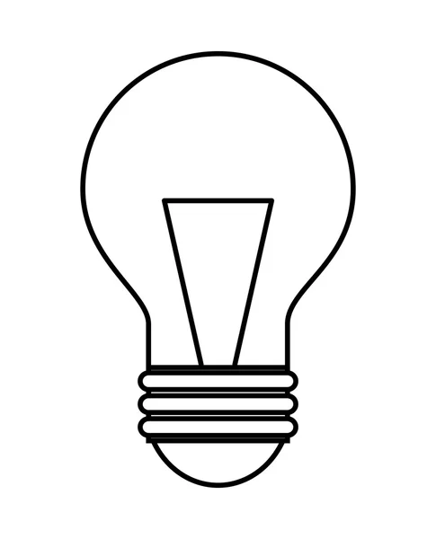Лампочка світло піктограма дизайн — стоковий вектор