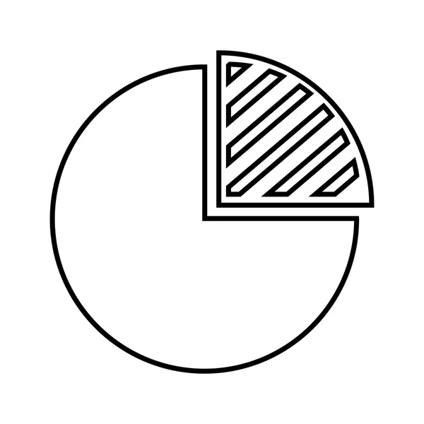 Desenho de ícone gráfico de torta —  Vetores de Stock