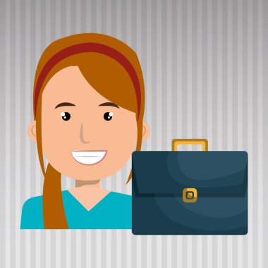 iş kişi portföyü ile 