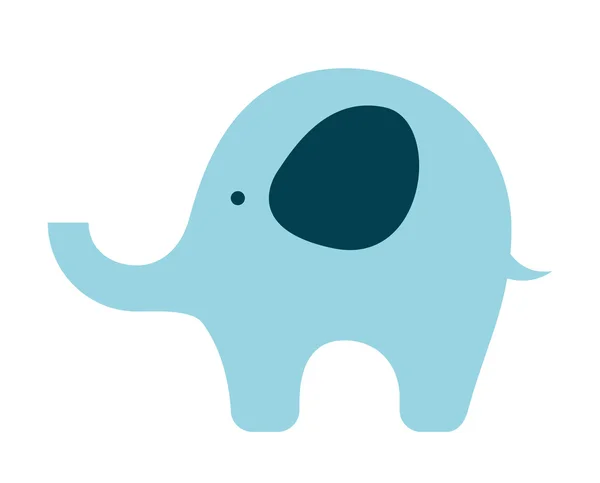 Baby leksak elefant — Stock vektor