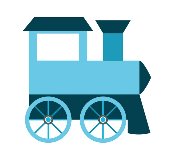 Baby speelgoed trein — Stockvector