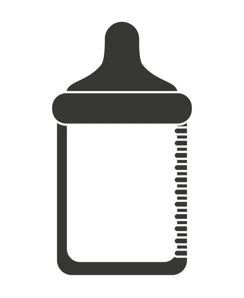 Bebé botella aislado icono de diseño — Vector de stock