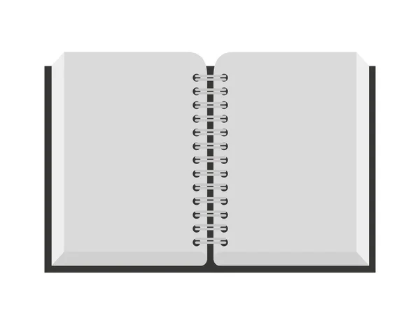 Notebook icon design — Stock Vector