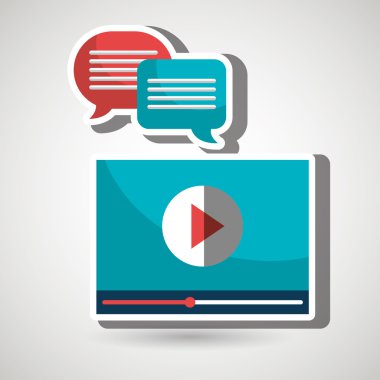 konuşma balonları media player ile