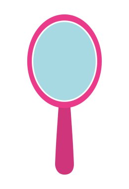 ayna makyaj izole simgesi