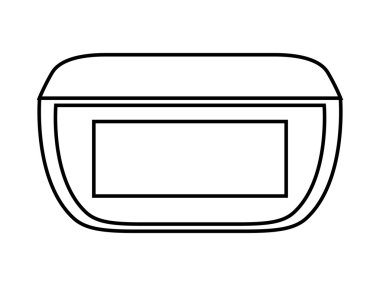 simgesi tasarım şişe krem makyaj ürün yalıtılmış