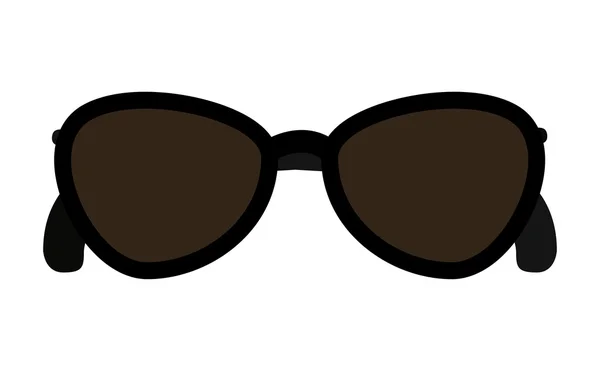 Sunglasses fashion isolated icon design — Stock Vector