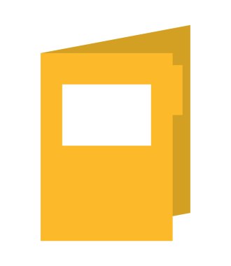 izole klasör simgesi tasarım