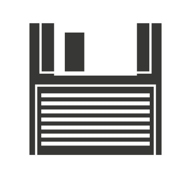 disket izole simgesi tasarım