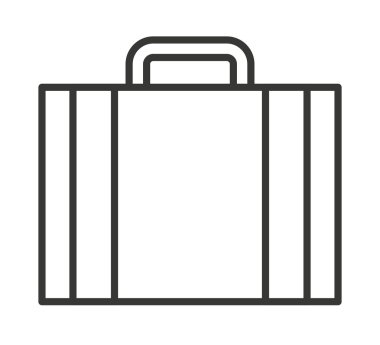 izole bavul simgesi tasarım