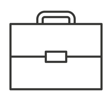 izole bavul simgesi tasarım