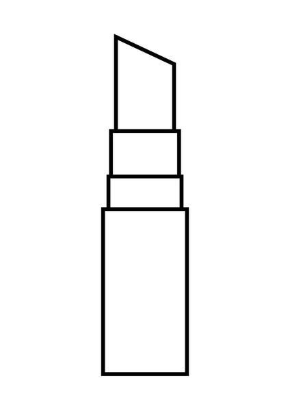 Design de ícone isolado de produto de maquiagem de batom — Vetor de Stock