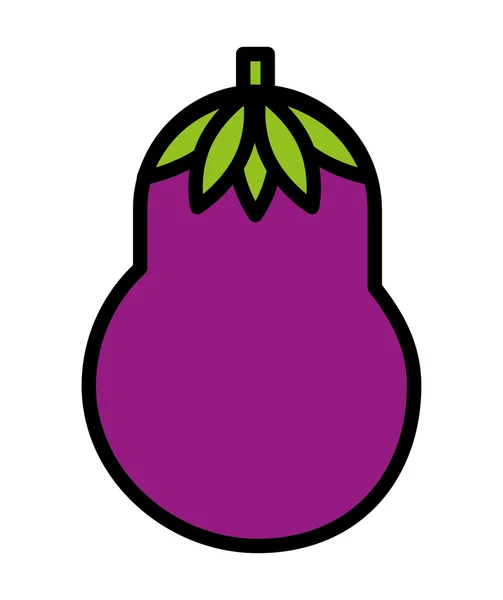 Fesh zöldség-cukorrépa elszigetelt ikon tervezés — Stock Vector