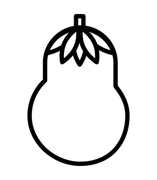 Fesh légume betterave isolée icône design — Image vectorielle