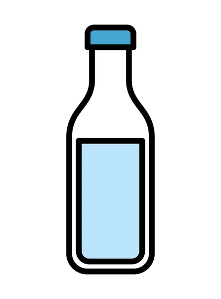 Bottiglia di latte isolato icona design — Vettoriale Stock