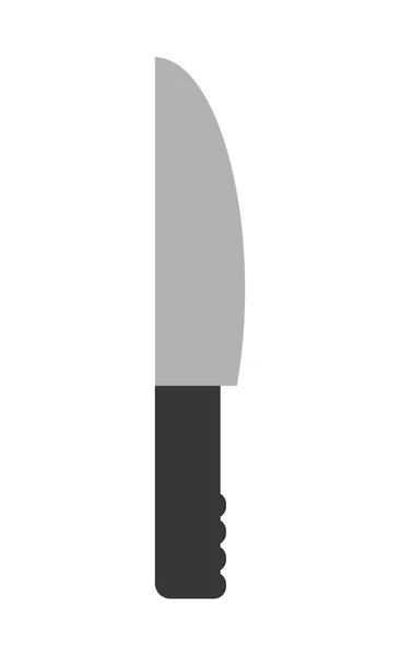 Kitchen utensil knife  isolated icon design — Stock Vector