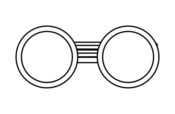Γυαλιά παππούδες απομονωμένες εικονίδιο σχεδιασμός — Διανυσματικό Αρχείο